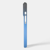 Sleek Blue Ombre - iPhone 16 Fall Case-Mate iPhone Hülle (Rückseite / Links)
