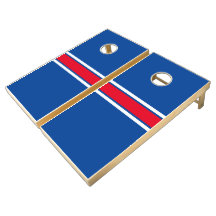 Sleek Bright Red White Deep Blue Racing Streifen
