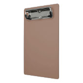 Sleek Brown Mini Clipboard für Profis Klemmbrett (Gewinkelt2)
