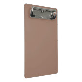 Sleek Brown Mini Clipboard für Profis Klemmbrett (Schrägansicht)