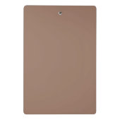 Sleek Brown Mini Clipboard für Profis Klemmbrett (Rückseite)