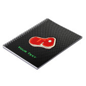 Sleek Butcher's Steak Notizblock (Linke Seite)