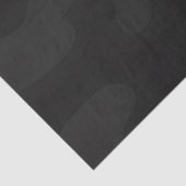 Sleek Camouflage Deep Black Dark Charcoal Tones Mo Seidenpapier (Detail)