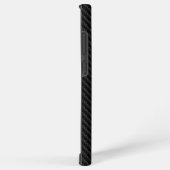 Sleek Carbon Fiber Weave Texture, modern Samsung Galaxy Hülle (Rechte Seite)