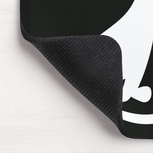 Sleek Cat Design Mousepad (Ecke)