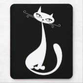Sleek Cat Design Mousepad (Vorne)