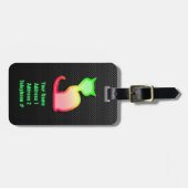 Sleek Cat Gepäckanhänger (Vorderseite horizontal)