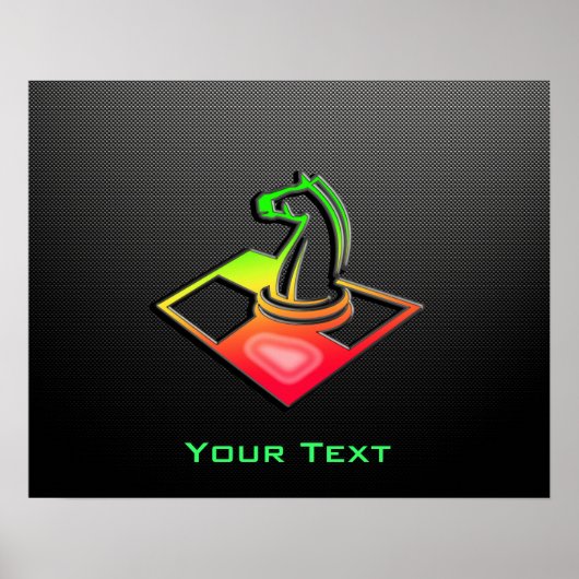 Sleek Chess Poster (Vorne)