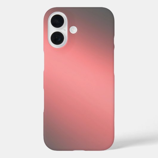 Sleek Coral Ombre - iPhone 16 Fall Case-Mate iPhone Hülle (Rückseite)