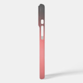 Sleek Coral Ombre - iPhone 16 Fall Case-Mate iPhone Hülle (Rückseite / Links)