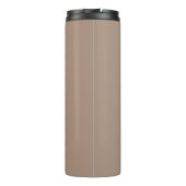 Sleek Cozy Cocoa Thermal Tumbler for Hot Drinks Thermosbecher (Rückseite)