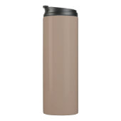 Sleek Cozy Cocoa Thermal Tumbler for Hot Drinks Thermosbecher (Nach rechts gedreht)