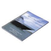 Sleek Cruise Ship Bow Personalisiert Cruise Journa Notizblock (Linke Seite)