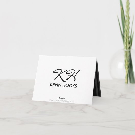 Sleek danke Cards (Rückseite)