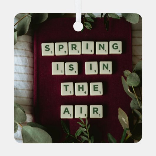 Sleek Elegance: Metallic Ornament Aus Metall (Rückseite)