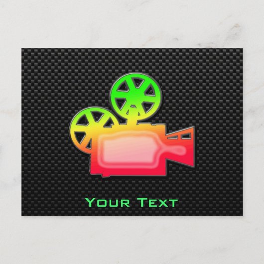 Sleek-Filmkamera Postkarte (Vorderseite)