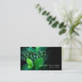 Sleek Fotograf, Fotografy Business Card Visitenkarte (Stehend Vorderseite)