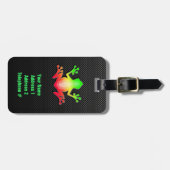 Sleek Frog Gepäckanhänger (Vorderseite horizontal)