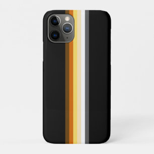 Sleek Gay Bear Pride Flag Band auf schwarz Case-Mate iPhone Hülle