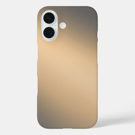 Sleek Golden Ombre - iPhone 16 Fall Case-Mate iPhone Hülle (Rückseite)