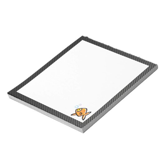Sleek Goldfish Notizblock (Rotiert)