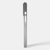 Sleek Gray Ombre - iPhone 16 Fall Case-Mate iPhone Hülle (Rückseite / Links)