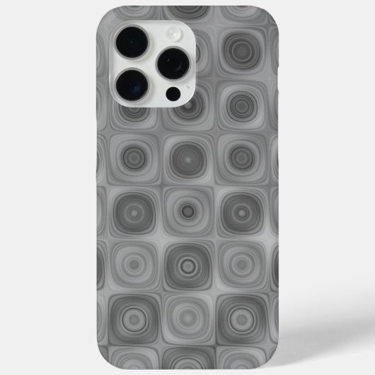Sleek Gray Swirl Case-Mate iPhone Hülle (Rückseite)