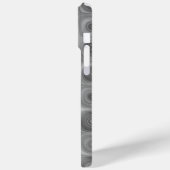 Sleek Gray Swirl Case-Mate iPhone Hülle (Rückseite / Links)