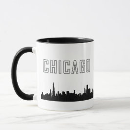 Sleek Iconic Chicago Skyline Tasse