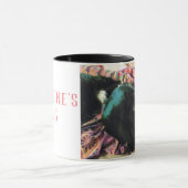 Sleek Kitty personalisiert combo Tasse (Zentrum)