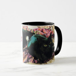 Sleek Kitty personalisiert combo Tasse