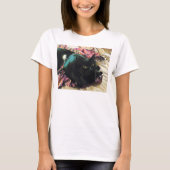 Sleek Kitty Relaxed Fit Jersey T - Shirt (Vorderseite)