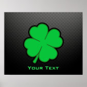 Sleek Kleeblatt Poster (Vorne)