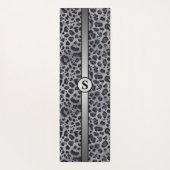 Sleek Leopard Print Yogamatte (Rückseite)