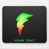 Sleek Lightning Bolt Mousepad (Vorne)