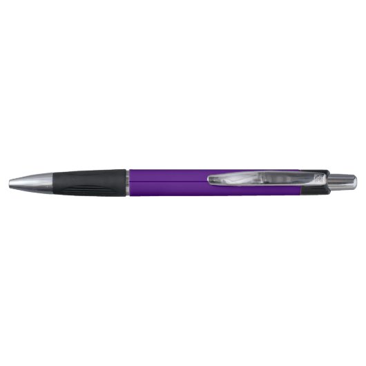 Sleek Lila Ballpoint Pen Kugelschreiber (Rückseite)