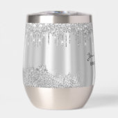 Sleek Luxury Glitter Drips Silver (Vorderseite)