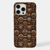 Sleek Metal Cogs iPhone Hülle (Rückseite)