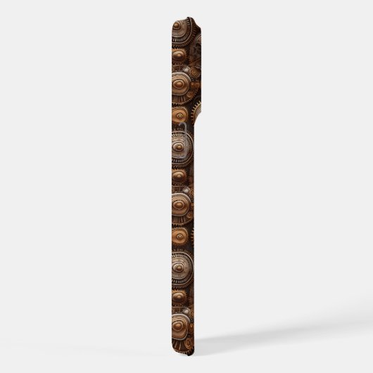 Sleek Metal Cogs iPhone Hülle (Rechte Seite)