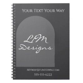 Sleek Minimalist Notizblock