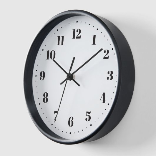 Sleek Minimalistisch Wall Clock ⏰ modern und stilv Uhr (Winkel)
