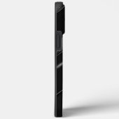 Sleek Mit Monogramm Black Zickzack Case-Mate iPhone Hülle (Rückseite / Rechts)