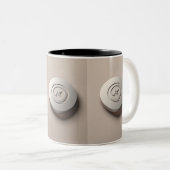 Sleek Modern 3D Logo Design Tasse (VorderseiteRechts)
