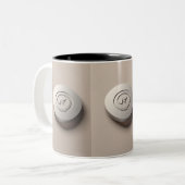 Sleek Modern 3D Logo Design Tasse (Vorderseite Links)