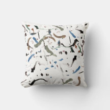 Sleek Modern Abstrakt Accent Pillow