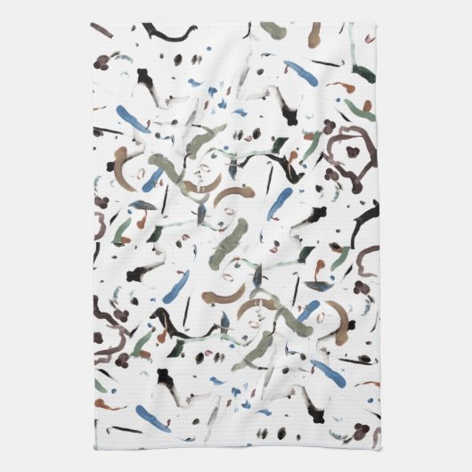 Sleek Modern Abstrakt Kitetücher Geschirrtuch (Vertikal)