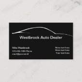 Sleek Modern Auto Buy Service Visitenkarte (Vorderseite)