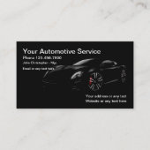 Sleek Modern Cool Automotive Visitenkarte (Vorderseite)