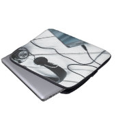 Sleek Modern Laptop Sleeve (Vorne Knopf)