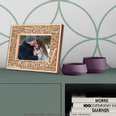 Sleek Modern Laser Gravur "LIEBE" in 50 Sprachen Geätzte Rahmen